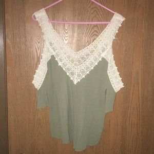 Shoulder cut out top